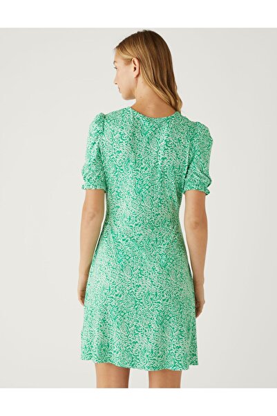 Marks & Spencer Desenli Mini Örme Elbise