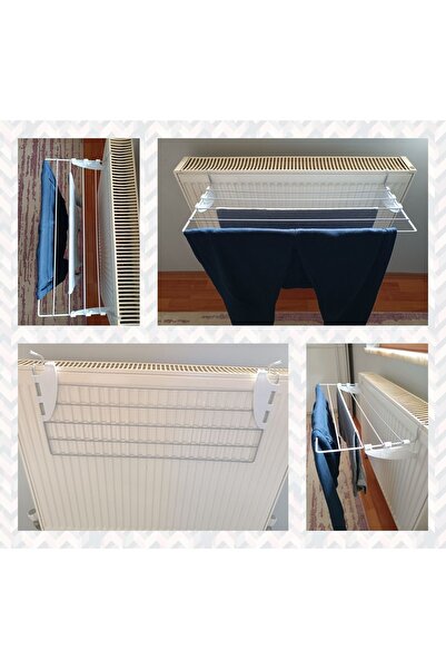 Royal Hediyelik 60x30cm 5 Telli Kalorifer Petek Çamaşır, Kıyafet Kurutma Askı...