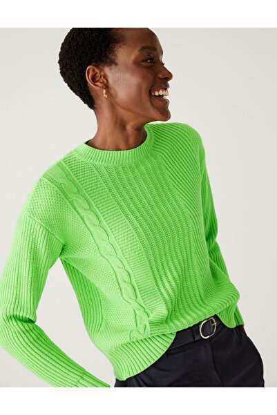Marks & Spencer Relaxed Fit Yuvarlak Yaka Kazak