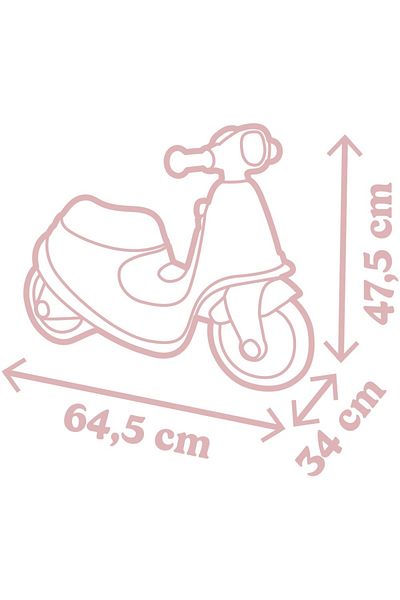 Smoby Scuter Smoby Scooter Ride-On roz