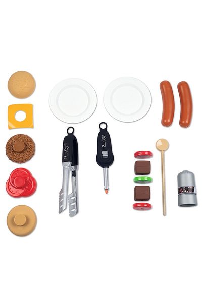 Smoby Jucarie Smoby Gratar BBQ cu 18 accesorii