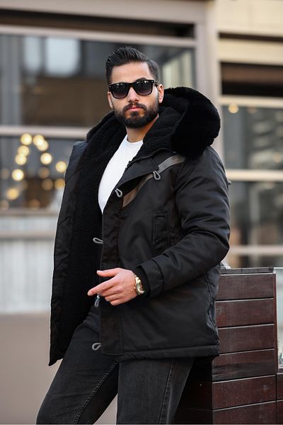 MODAEMAS ΑΝΔΡΙΚΟ ΧΕΙΜΕΡΙΝΟ ΠΑΝΙΕΡΜΑ ΜΕ ΓΟΥΝΙΑ ΚΑΠΟΥΝΤ