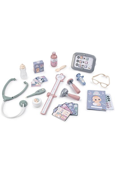 Smoby Centru de ingrijire pentru papusi Smoby Baby Care Center albastru cu accesorii