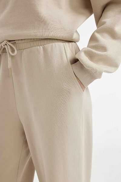 DeFacto Γυναικεία φούτερ Coool Wide Leg Stone B3345AX/BG701