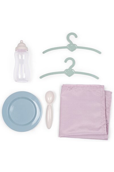 Smoby Valiza multifunctionala pentru papusi Smoby Baby Nurse 3 in 1 maro