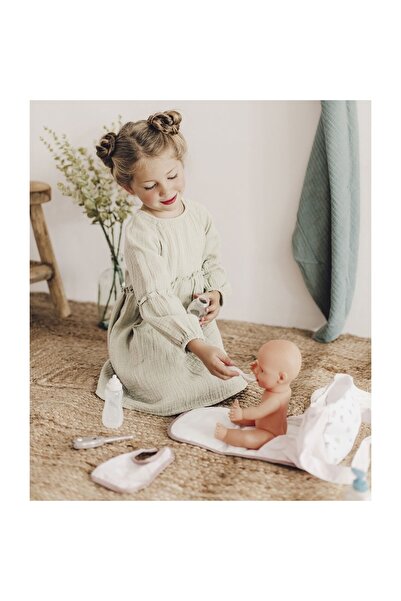 Smoby Gentuta de infasat pentru papusa Smoby Baby Nurse Changing Bag crem cu accesorii