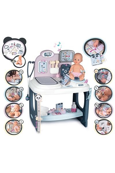 Smoby Centru de ingrijire pentru papusi Smoby Baby Care Center cu papusa si accesorii