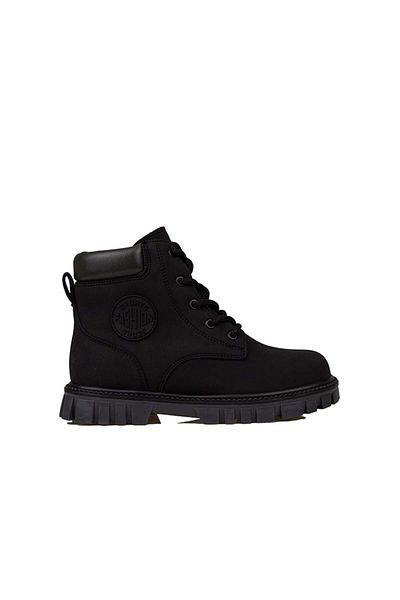 PEPİNO KİDS Παιδικές μπότες Pepino Black Unisex από καουτσούκ με αντιολισθητική σόλα