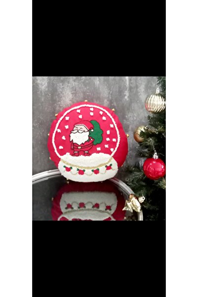 ozdesendesign Round Christmas Cushion