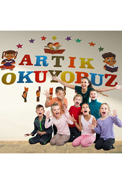 Aydede Oyunevi Artık Okuyorum Panosu Keçe Sınıf Panosu - Okuma Bayramı Ve Etk...