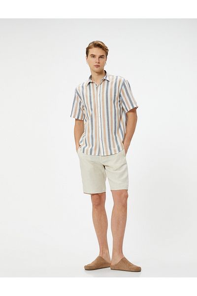 Koton Classic Collar Short Sleeve Shirt