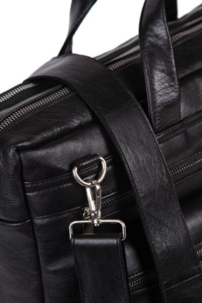 Newish 1. Τσάντα φορητού υπολογιστή Class Γνήσιο Δερμάτινο Μεγάλο Μέγεθος Χαρτοφύλακας (38X26CM)