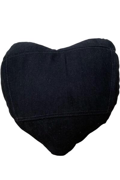 Ruxwoiw Pernă inimă de buzunar 100% bumbac și 100% mărgele