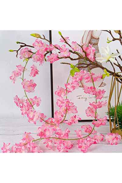 MD Aspiz Flowers Yapay Lüx Bahar Dalı Sarmaşık Japon Kiraz _ dekorasyon duvar çit sarkan Saksısız Gül akasya ortanca