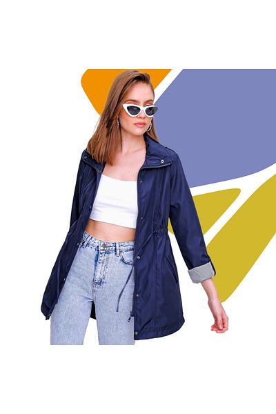 Rodi Jeans Damenmantel, Winterjacke Damenmantel wasserdicht Luxusdesign, warme Jacke für Damen