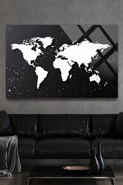 TAULART ΠΑΓΚΟΣΜΙΟΣ ΧΑΡΤΗΣ ΑΔΙΑΣΚΟΠΤΟΥΜΕΝΟ ΓΥΑΛΙΝΟ ΠΙΕΡΑΖΟΝΤΑΙΟ ΔΩΡΟ ΓΙΑ ΣΠΙΤΙ...