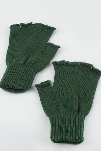 AKSESUARIM Unisex Cut-Tip Wool Gloves