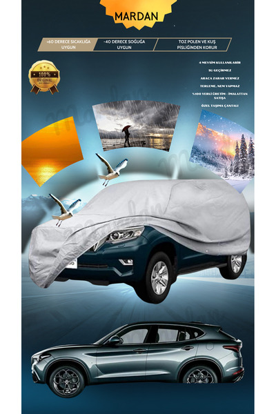 AUTOKN غطاء سيارة فولكس فاجن باسات B8 مقاوم للماء، غطاء سيارة من القماش المشم...