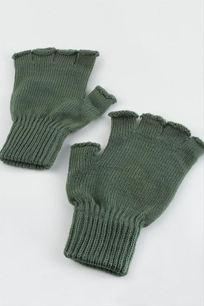 AKSESUARIM Unisex Cut-Tip Wool Gloves