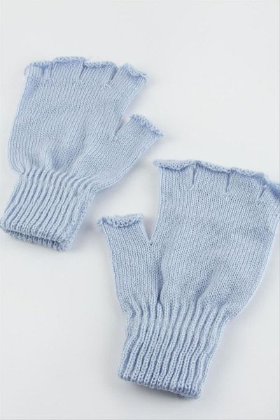 AKSESUARIM Unisex Cut-Tip Wool Gloves