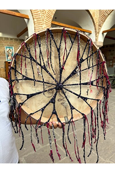 SULTANMUSİCALSHOP Şaman davulu(45cm)şamandavulu,shamandrum,kam davulu