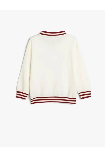 Koton Boy's Ecru Sweatshirt - 5Wkb10400Tk