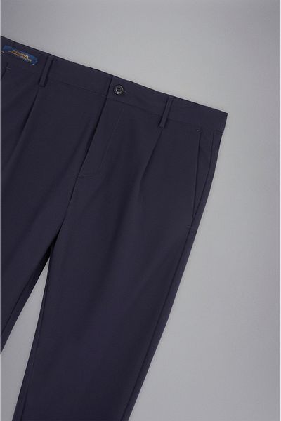 PAUL&SHARK Men's Regular Fit Straight Leg Blue Trousers 14314094 -050