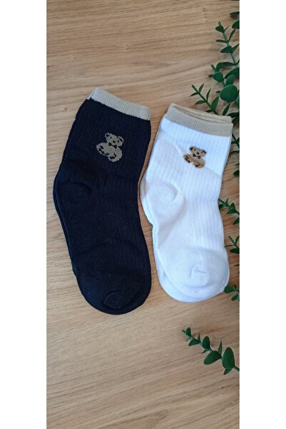 Bebek Meselesi Teddy Bear Desenli Nefes Alabilir Kadın Çorap