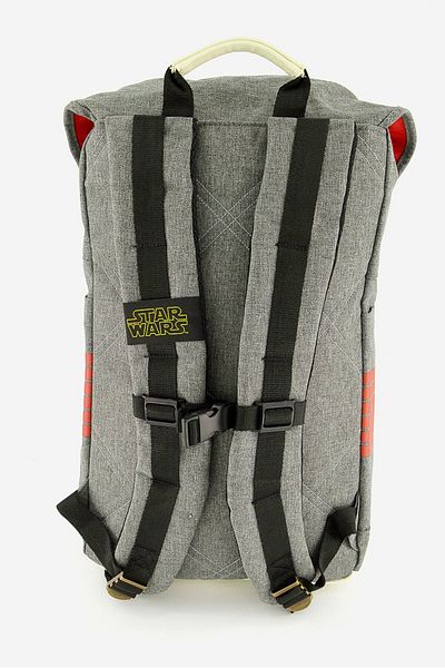 Star Wars The Last Jedi Rucksack 53H x 27L x 9.5W cm , Grey and Cream and Red