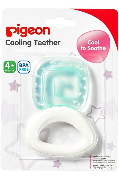 Pigeon Cooling Square Teether, Blue