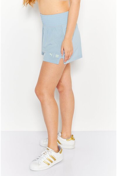 Puma Women Sportswear Fit Brand Logo Training Shorts, Blue