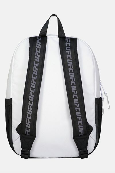 UFC Men Brand Logo Backpack 43 H x 29 L x 12 W cm, White