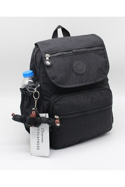 ÇantaExpress Μαύρο Αδιάβροχο Υφασμάτινο Unisex Daily School Backpack 5200