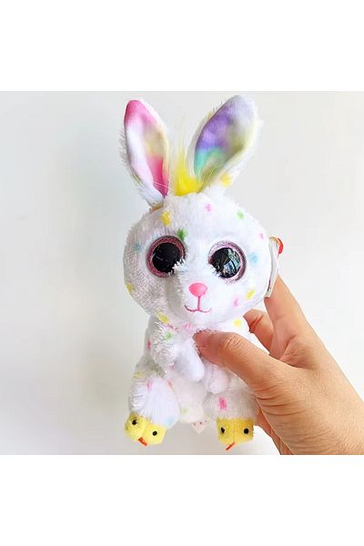 TY Beanie Boos Chick Footed Rabbit Plush 15 cm