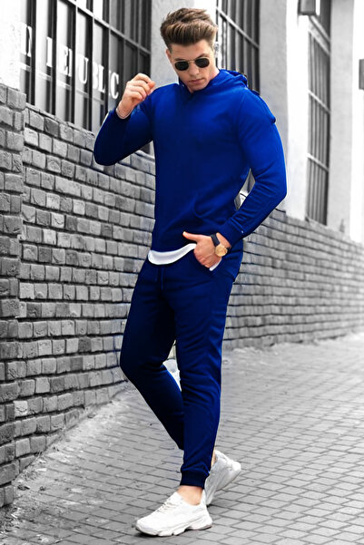 BayBayan Ανδρικό Trend Model Χειμερινό Σετ Φούτερ