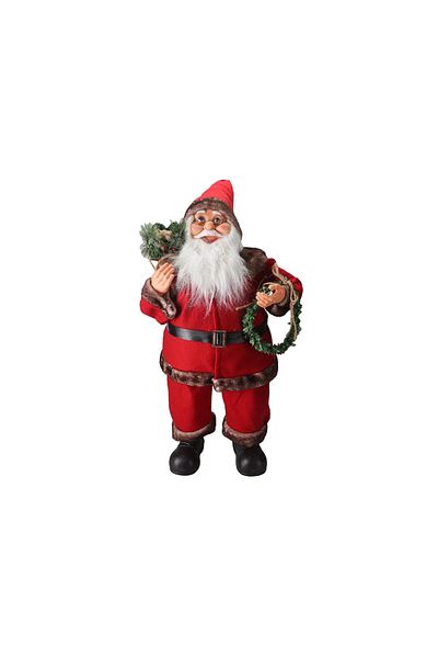 Porland Santa Claus with Red Fur 80cm