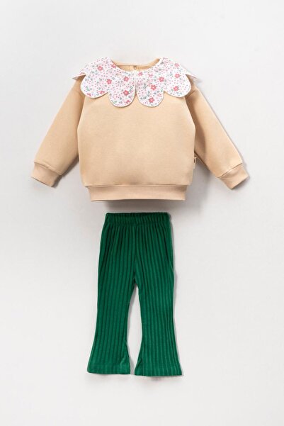 Minigimin Cicileri Mini set za devojčice Green Girl od 2 komada - Tajice sa o...