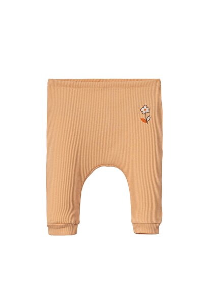 ZARİNA Kız Bebek %100 Pamuk Yenidoğan Pantolon Alt 3'lü Set