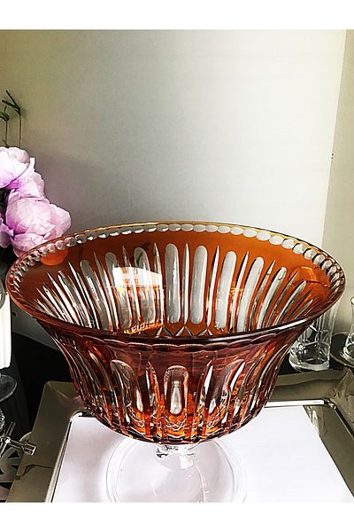 DECOSTYLE 27 cm Big Pedestal Fruit Mouth Cap - 25 cm Height