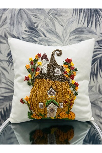 ozdesendesign Pumpkin Throw Pillow