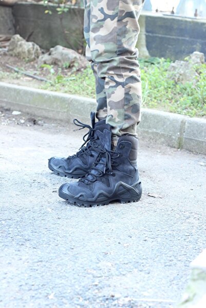 Pars Power Long Outdoor Tactical Hakiki Nubuk Deri Su Itici Özellikli Askeri&polis Özel Harekat Bot