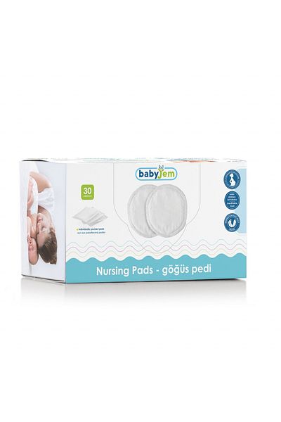 Babyjem Tampoane pentru san cu gel, BabyJem, 30 buc