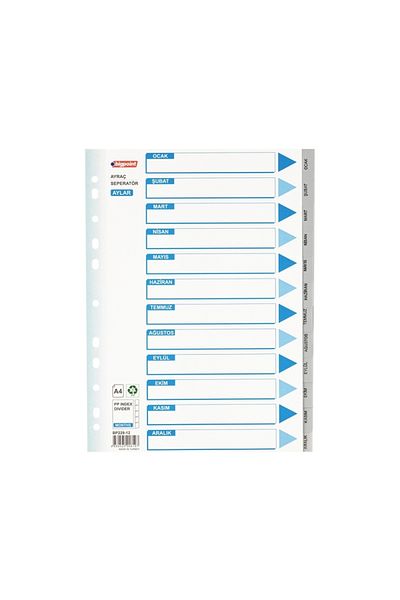 Bigpoint |   Separator, Bookmark for Inside Folder Cataloging, File Organizer, Date Months
