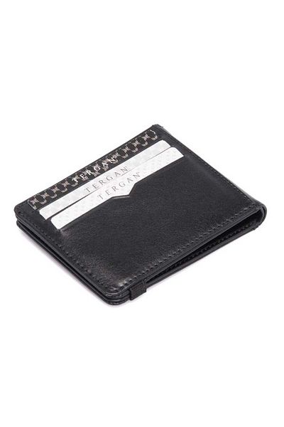 Tergan Unisex Daily Use Genuine Leather Card Holder