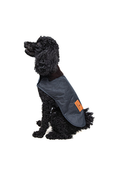 Stuf&Co Su Geçirmez Yağlı Koton Köpek Montu, Wax Cotton Köpek Montu