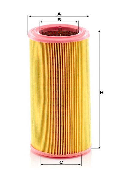 Mann Fılter Fiat Doblo I Estate 1.6 92 Hp - Air Filter, 09.2002-...1596 Cm3