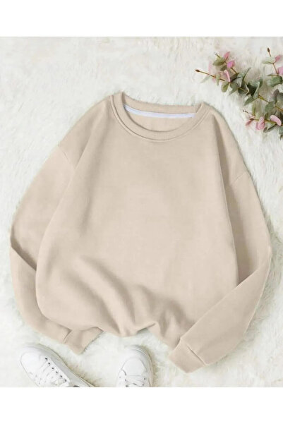 FRESSO Hanorac oversize cu guler rotund