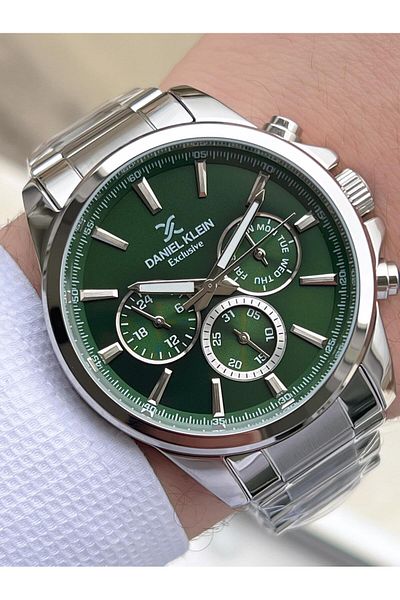 Daniel Klein Men Wrist Watch with Inner Functions Active 30 Mt Water Resistant Fdk.10587F7
