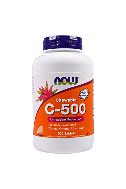 Now سي-500 مضغ البرتقال 100 قطعة