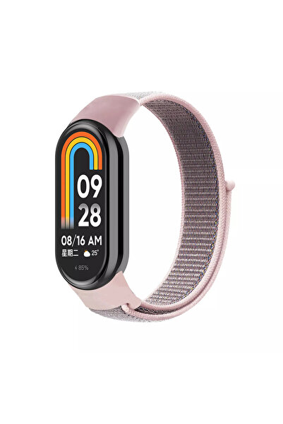 Dexmon Xiaomi Mi Band 8 Mi Band 9 Uyumlu Hasır Örgü Kordon Kayış Bileklik